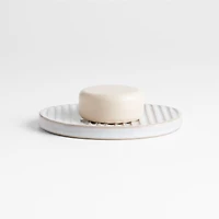 Marah White Ceramic Soap Dish