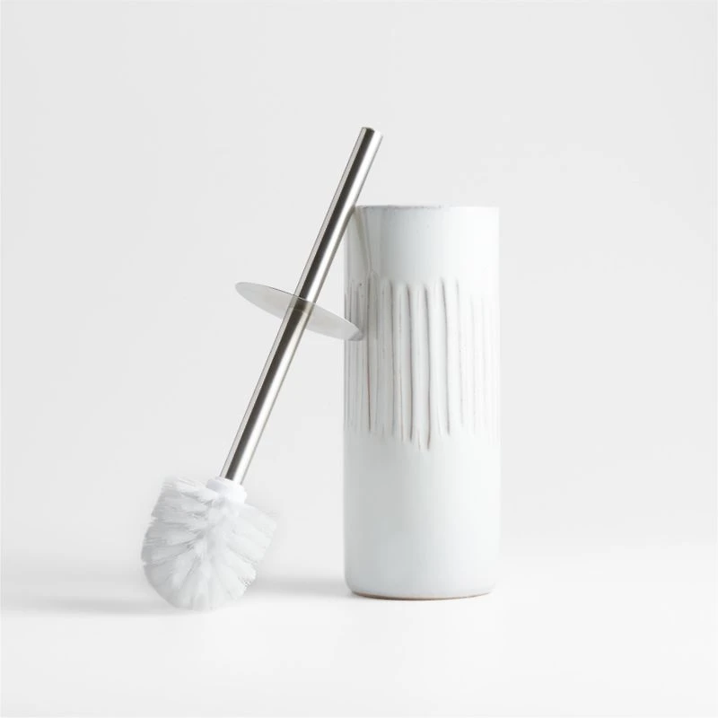 Marah White Ceramic Toilet Brush