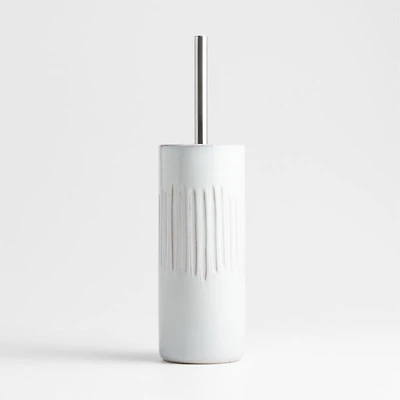 Marah White Ceramic Toilet Brush