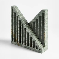 Corinth Green Marble Decorative Staircase 12"