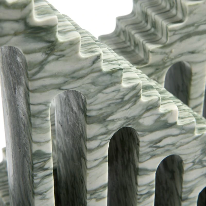 Corinth Green Marble Decorative Staircase 12"