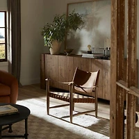 Marek Leather Accent Chair