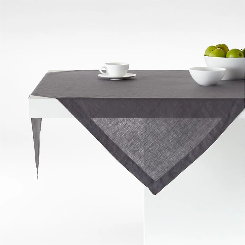 Marin Storm Grey 50" Table Throw