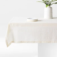 Marin 60"x120" Ivory EUROPEAN FLAX ™-Certified Linen Tablecloth