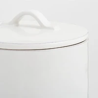 Marin Complete White Stoneware Canister Set