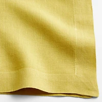Marin Olive Yellow Linen Napkin