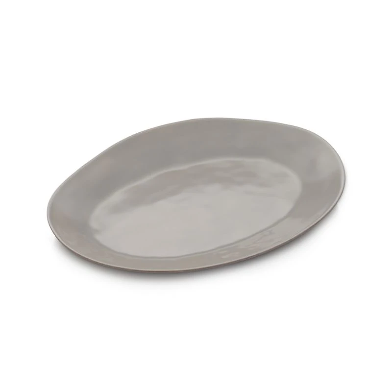 Marin Grey Small Oval Platter