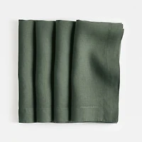 Marin Pine Green Linen Napkin