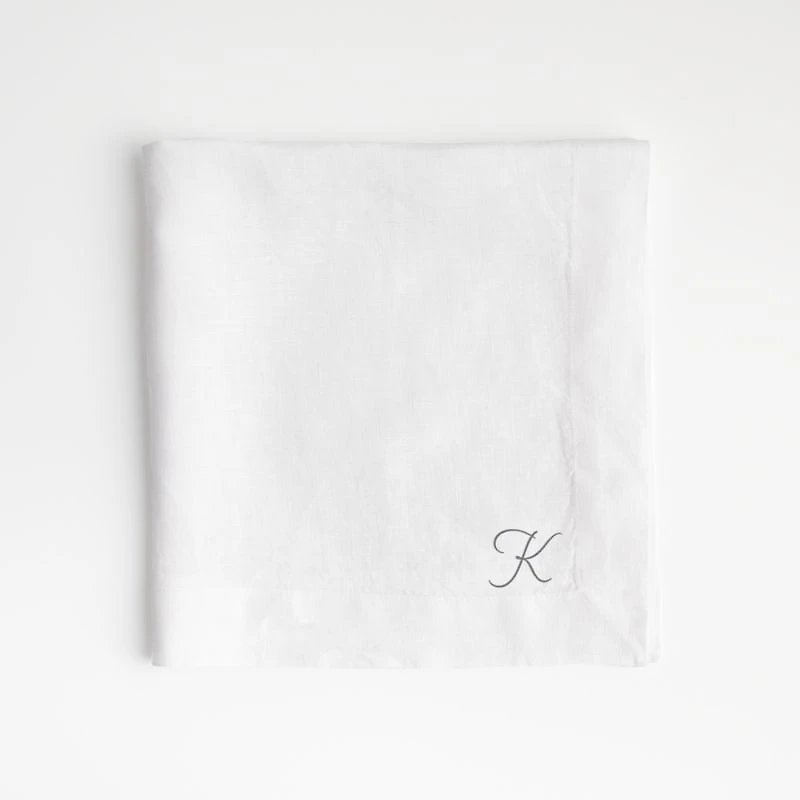 Marin White EUROPEAN FLAX ™-Certified Linen Napkin