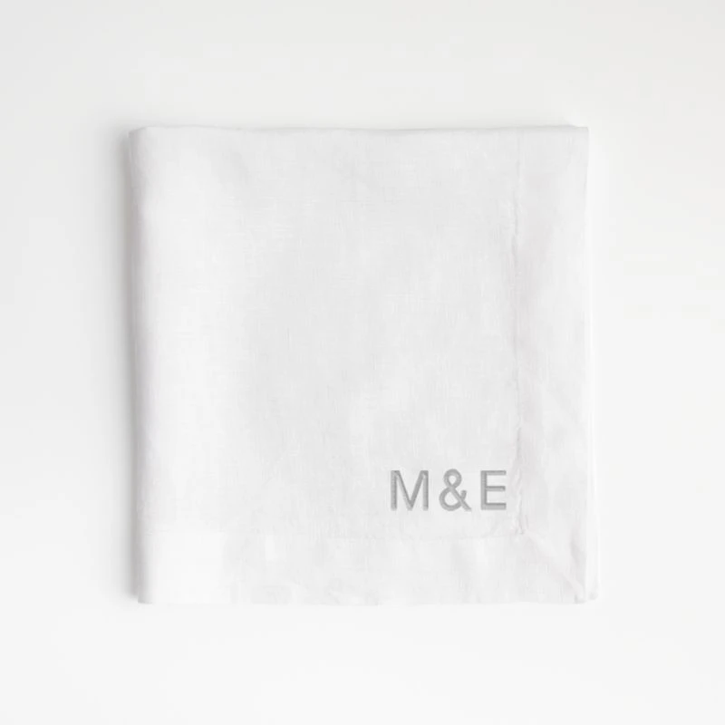 Marin White EUROPEAN FLAX ™-Certified Linen Napkin