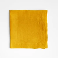 Marin Saffron Yellow EUROPEAN FLAX ™-Certified Linen Napkin