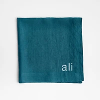 Marin Sea Blue EUROPEAN FLAX ™-Certified Linen Napkin, Set of 4