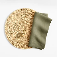 Marin Desert Green EUROPEAN FLAX ™-Certified Linen Napkin