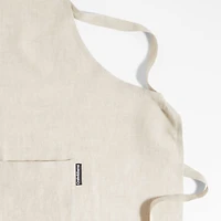 Marin Natural Tan European Flax ®-Certified Cotton Apron