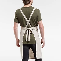 Marin Natural Tan European Flax ®-Certified Cotton Apron