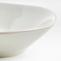 Marin White Stoneware Dip Bowl