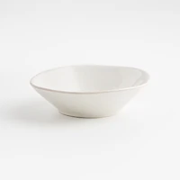 Marin White Stoneware Dip Bowl