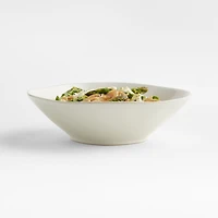 Marin White Stoneware Pasta Bowl