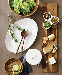 Acacia Burke Salad Servers, Set of 2