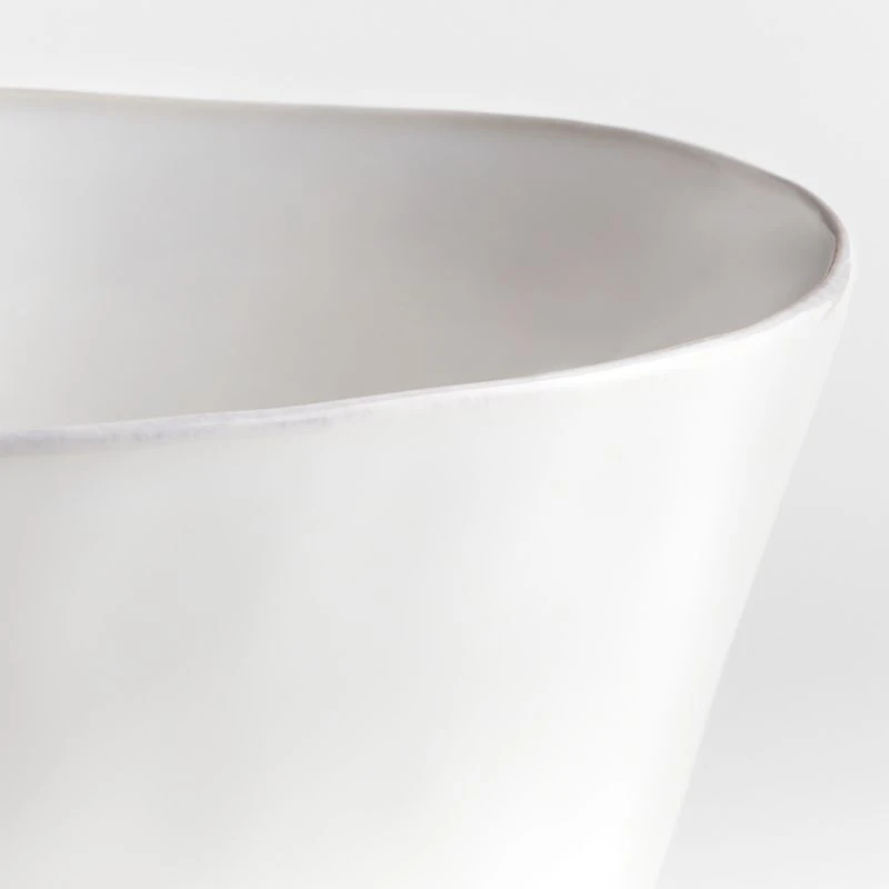 Marin White Ceramic Champagne Bucket