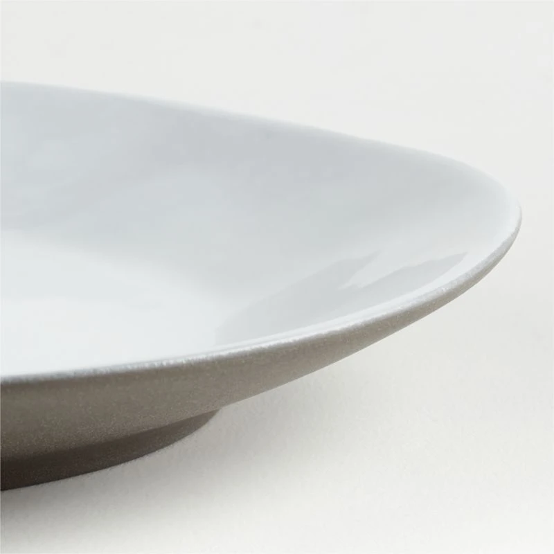 Marin White Recycled Salad Plates, Set of 8