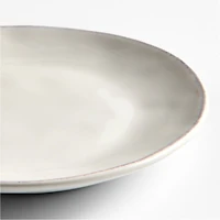 Marin White Stoneware Coasters, Set of 4