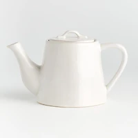 Marin White Stoneware Teapot