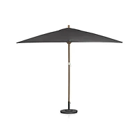 10' Rectangular Sunbrella ® Charcoal Outdoor Patio Umbrella Canopy