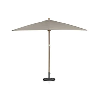 10' Rectangular Sunbrella ® Stone Outdoor Patio Umbrella Canopy