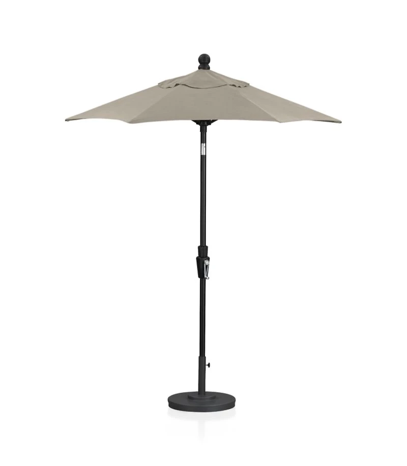 6' Round Tilt Black Outdoor Patio Umbrella Frame