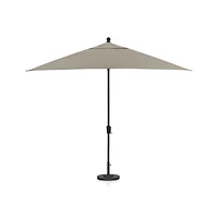 Rectangular Black Outdoor Patio Umbrella Frame