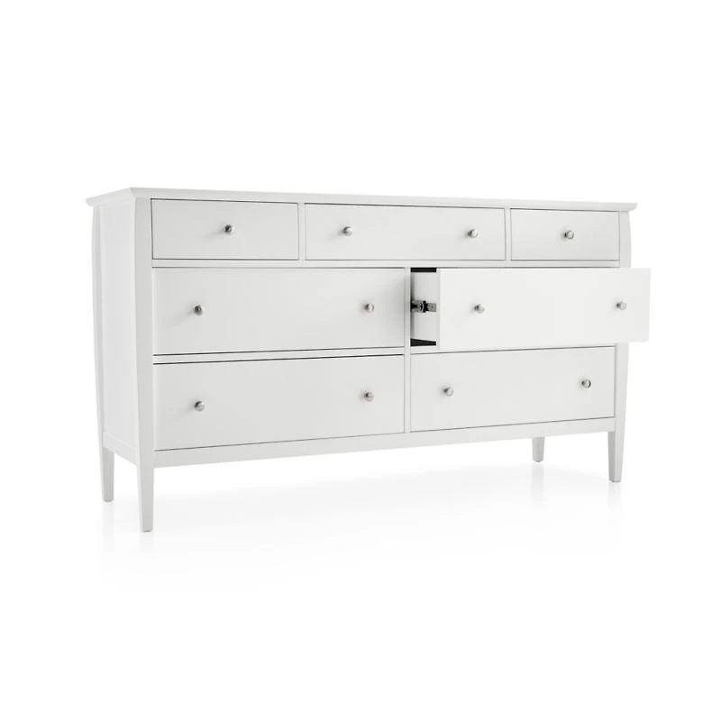 Mason 64" White 7-Drawer Dresser