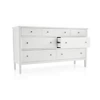 Mason 64" White 7-Drawer Dresser