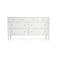 Mason 64" White 7-Drawer Dresser
