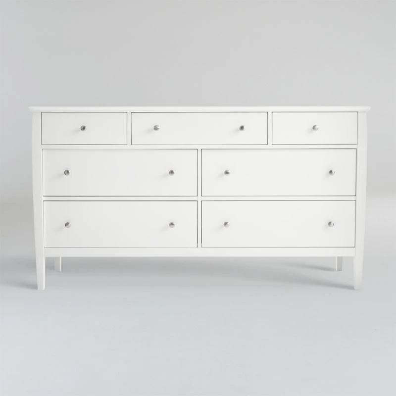 Mason 64" White 7-Drawer Dresser