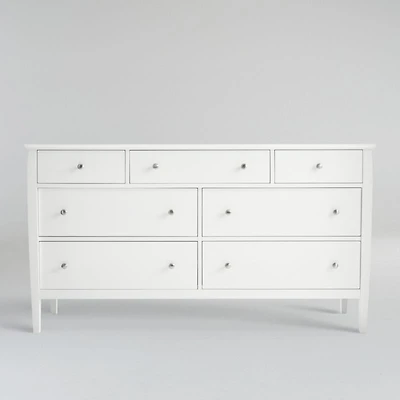 Mason 64" White 7-Drawer Dresser