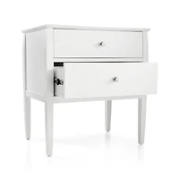 Mason 26" White Nightstand