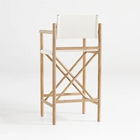 Mast Leather Director's Bar Stool by Leanne Ford