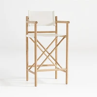 Mast Leather Director's Bar Stool by Leanne Ford