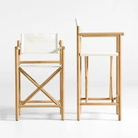 Mast Leather Director's Bar Stool by Leanne Ford