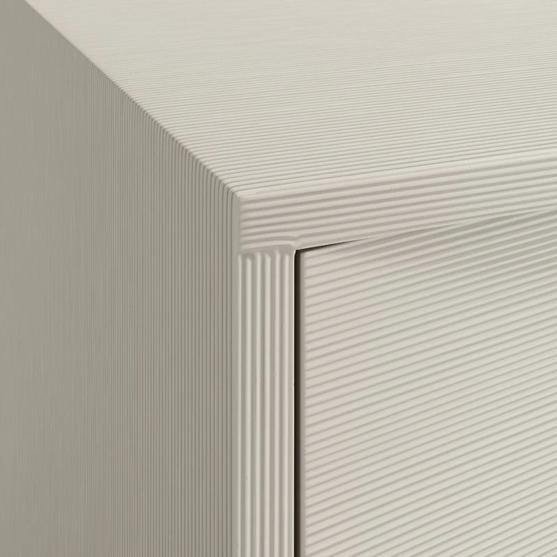 Mataro White Nightstand with Drawer