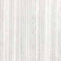 Matelasse Crisp White with Natural Stripe Organic Cotton Window Curtain Panel 52"x84"