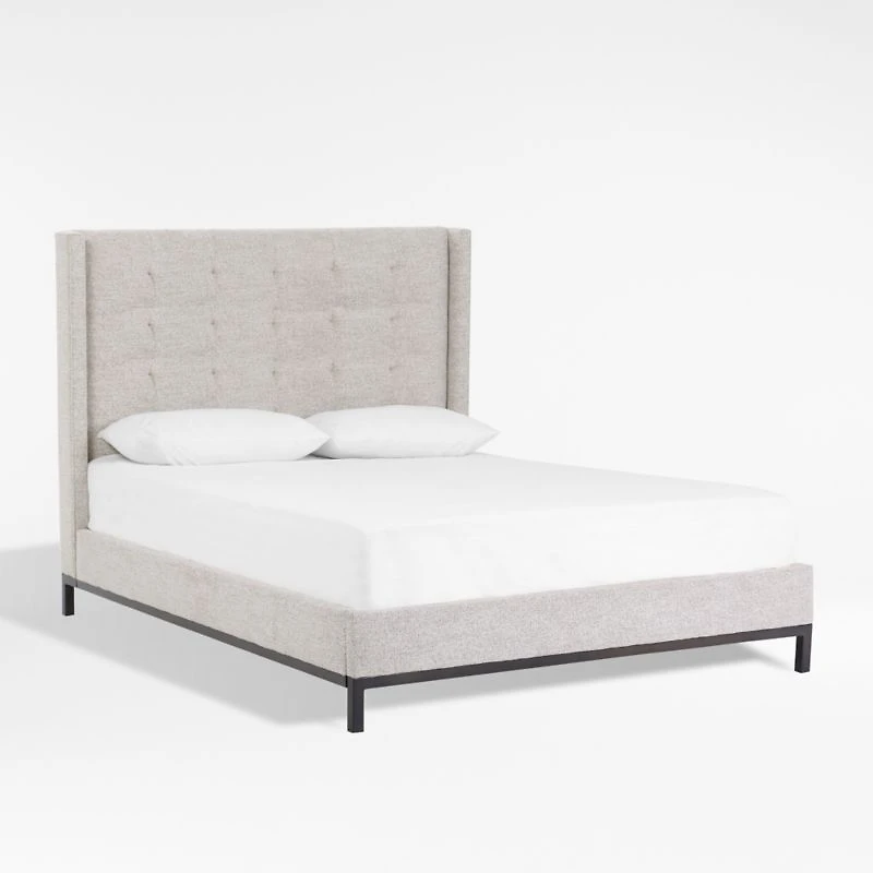 Maxwell Queen Linen 55" Bed
