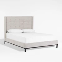Maxwell Queen Linen 55" Bed