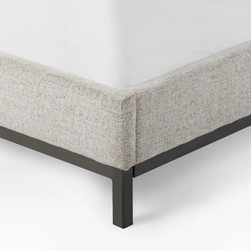 Maxwell Queen Linen 55" Bed