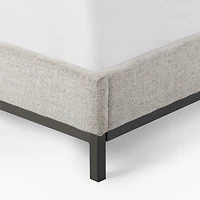 Maxwell Queen Linen 55" Bed