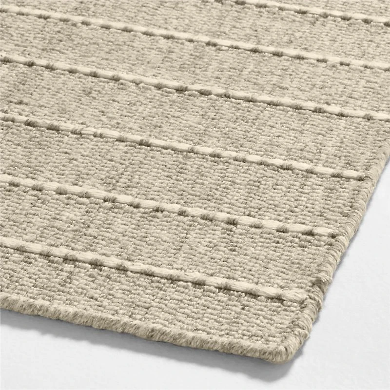 Melun Flatweave Striped Caramel Area Rug 8'x10'