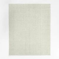 Melun Flatweave Striped Ivory Area Rug 6'x9'