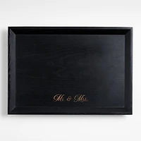 Memento Medium Ebonized Wood Tray