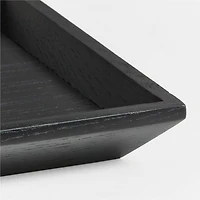 Memento Small Ebonized Wood Tray